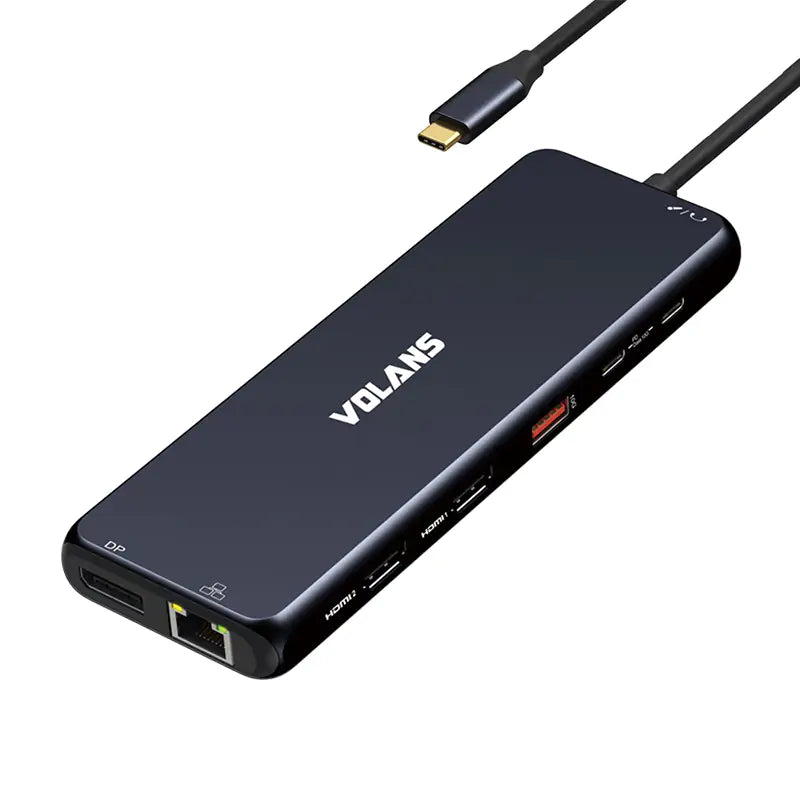 Volans VL-UCH2P 13-in-1 Triple Display USB-C Hub and Docking Station