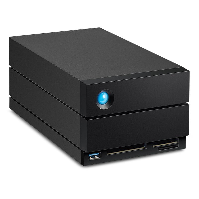 Lacie 2Big Dock V2 32TB 550MB/S USB-C Thunderbolt 3 DP Card Reader External Hard Drive 5YR