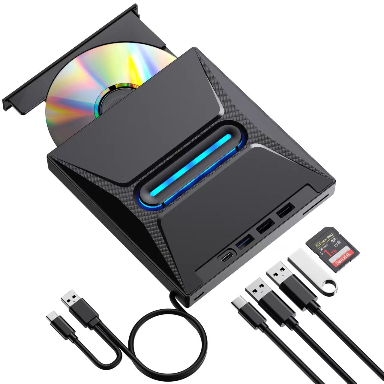 USB3.0 External DVD Recorder CD External Optical Drive Player Universal