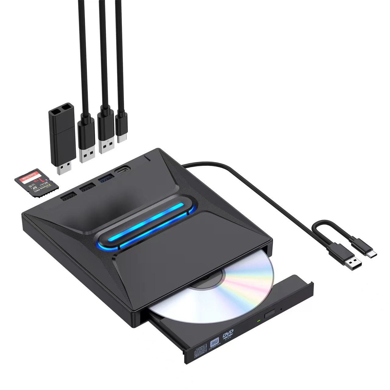 USB3.0 External DVD Recorder CD External Optical Drive Player Universal