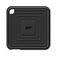 Silicon Power 256GB PC60 Rugged 540 MB/s USB C USB 3.2 Gen 2 Portable External SSD with 1 USB C to USB A cable