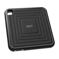 Silicon Power 512GB PC60 Rugged 540 MB/s USB C USB 3.2 Gen 2 Portable External SSD with 1 USB C to USB A cable