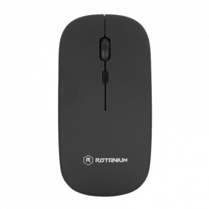 Rotanium WLC01 2.4G Wireless Office Desktop Combo Keyboard + Mouse - Chocolate