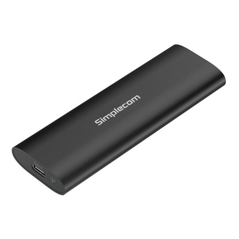 Simplecom USB3.2 Gen2 NVMe SATA Dual Protocol M.2 SSD Tool Free USB-C Enclosure