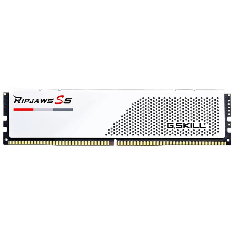 G.Skill 32GB  F5-6000J3648D16GX2-RS5W Ripjaws S5 6000MT/s CL36 DDR5 RAM - White