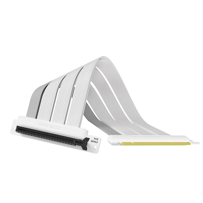 Cooler Master Universal PCI-E 4.0 x16 Riser Cable 200mm - White