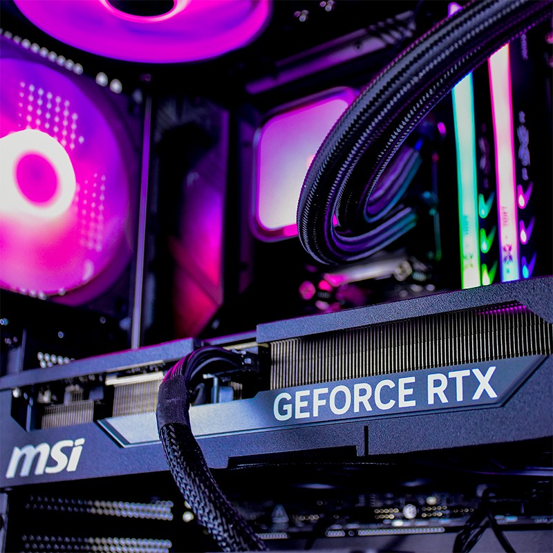 G7 Ryzen 7 7800X3D GeForce RTX 5070 Gaming PC Powered by MSI 59063