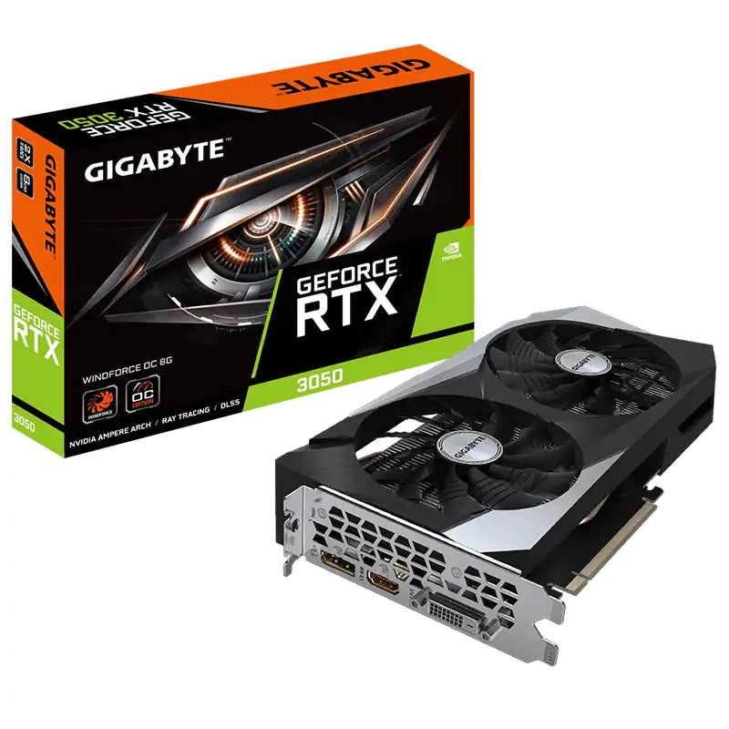 Gigabyte GeForce RTX 3050 WindForce OC 8G Graphics Card