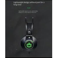 Green Shark's New Esports Headphones 7.1 Noise Reduction Game USB with Cable Earphones