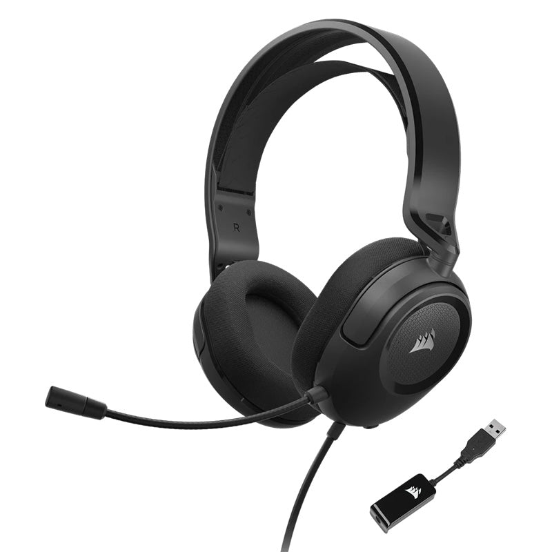Corsair HS35 SURROUND v2 Multiplatform Wired Gaming Headset - Carbon