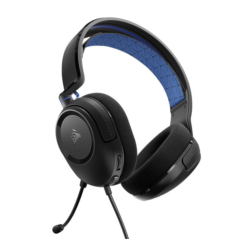 Corsair HS35 v2 Multiplatform Wired Gaming Headset - Blue