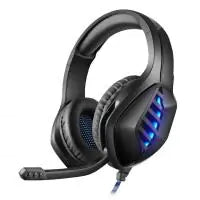 Headworn E-sports headset Wired game luminous mobile phone laptop headset Office gaming headset