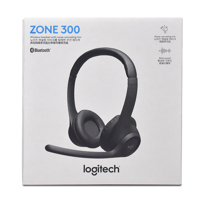 Logitech ZONE 300 Wireless Headset - Graphite