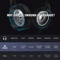 ONIKUMA K6 7.1 Surround Sound Gaming Headset