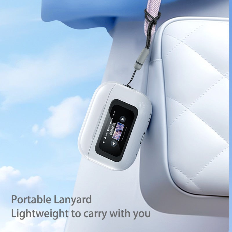 Seedream Remax CozyBuds W30N HiFi Earphone Bluetooth With Microphone Earbuds Noise Canceling Reduction With Screen For Xiaomi Phone White