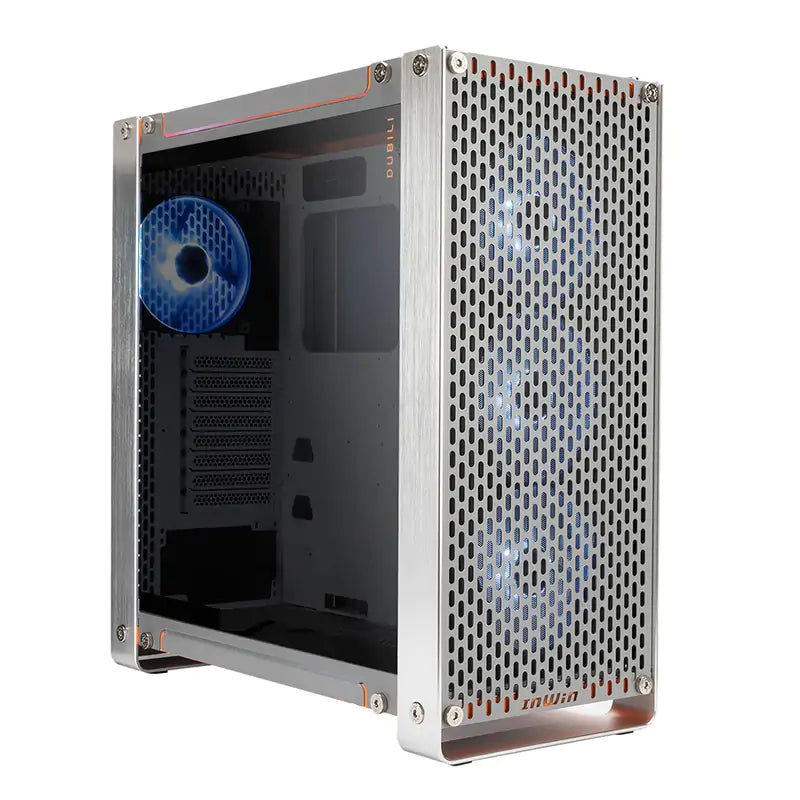 Inwin Dubili Assembled Tempered Glass Full Tower E-atx Case - Titanium 