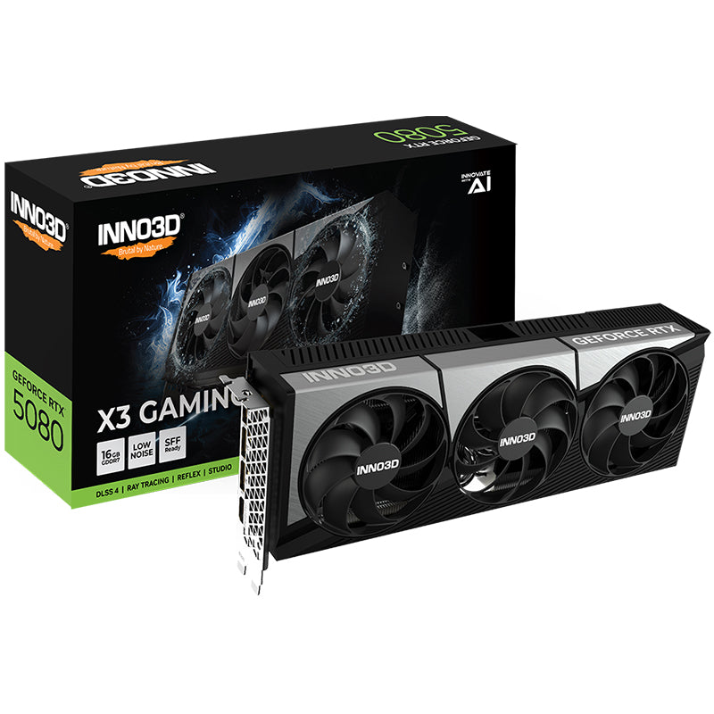 Inno3D GeForce RTX 5080 X3 Gaming OC 16G Graphics Card