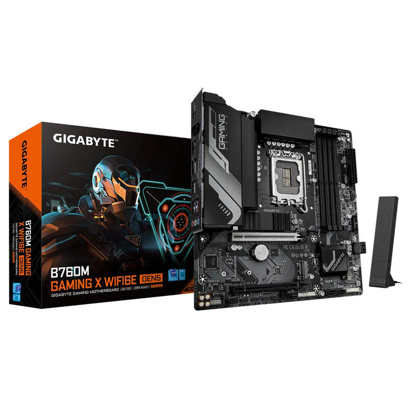 Gigabyte B760M GAMING X WIFI6E GEN5 LGA 1700 mATX Motherboard