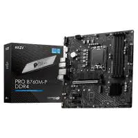 MSI Pro B760M-P D4 LGA 1700 mATX Motherboard