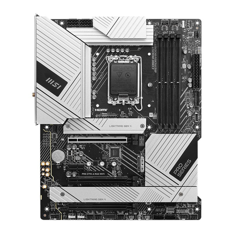 MSI Pro Z790-A Max WiFi LGA 1700 Motherboard - White