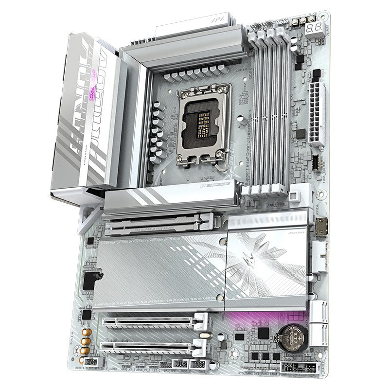 Gigabyte B860 Aorus Elite WiFi7 Ice LGA 1851 ATX Motherboard