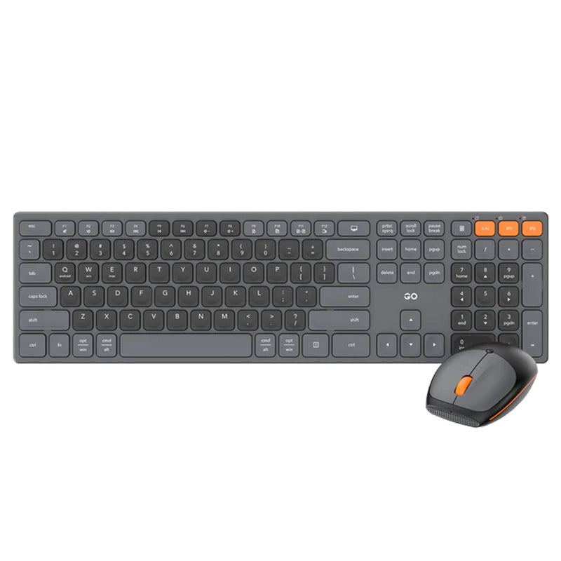 Fantech Go WK895 Office Wireless Keyboard and Mouse Combo - Grey