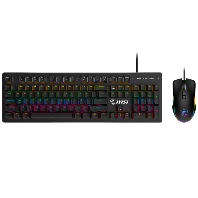 MSI Forge GK300 Keyboard and Mouse Combo - Blue Switch