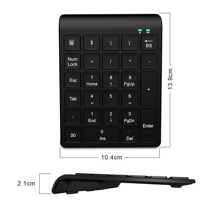 2.4G digital keypad Laptop desktop wireless digital keypad