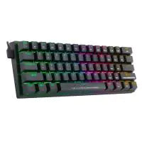 Armaggeddon MKA-61C Psychfalconet 61 Key Mechanical Gaming Keyboard - Black