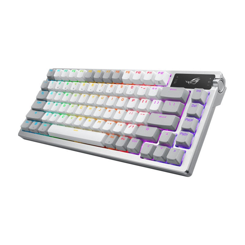 Asus ROG Azoth RGB White Wireless Mechanical Keyboard - Storm SW