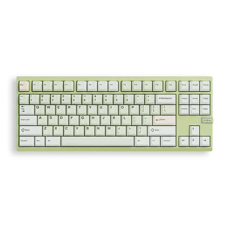 Chilkey ND TKL Tri-Mode 1.6mm Non Flex-Cut Mechanical Keyboard Kailh Blue Lotus Switch - Milky Green