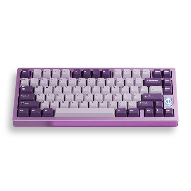 Chilkey ND75 Tri-Mode Mechanical Keyboard Blue Lotus Switch - Elegant Purple
