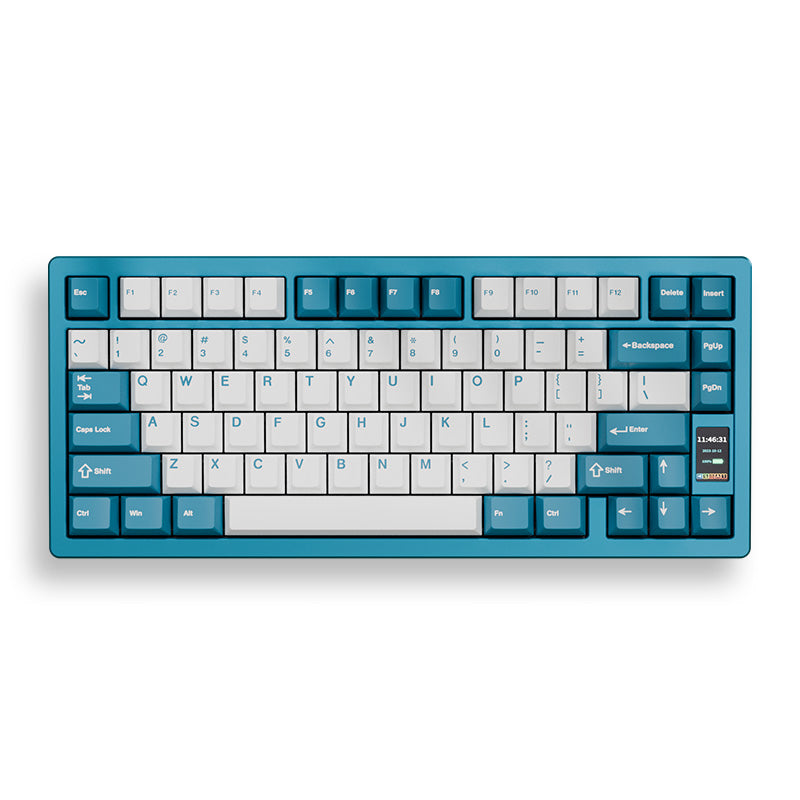 Chilkey ND75 Tri-Mode Mechanical Keyboard Blue Lotus Switch - Mountain Blue