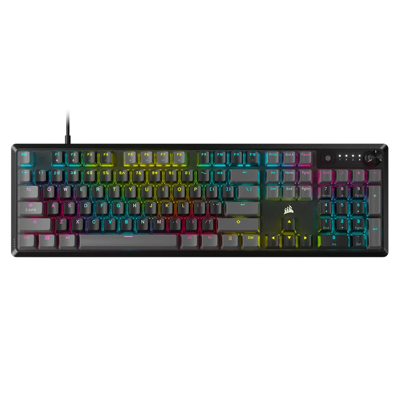 Corsair K70 CORE RGB MLX Red Switch Mechanical Gaming Keyboard - Carbon Grey