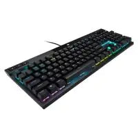 Corsair K70 PRO RGB Wired Optical-Mechanical Gaming Keyboard with PBT Double Shot PRO Keycaps - Black