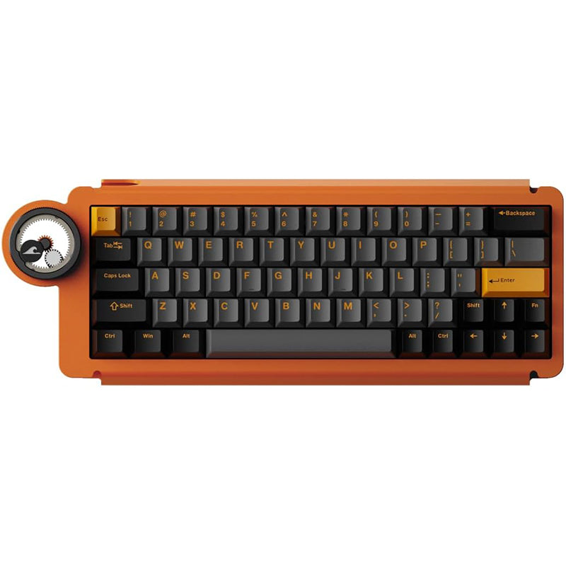 Dry Studio Ice Ring 63 RT HE Magnetic Switch 8K Wired Gaming Keyboard - Starburst Orange
