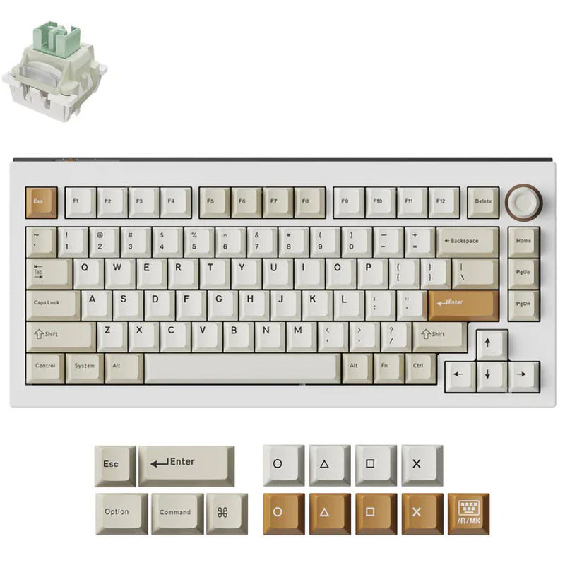 Keychron Lemokey L5 HE Magnetic Switch Custom Gaming Keyboard Down Master - Lemokey Ultra-Fast Lime Magnetic Switch