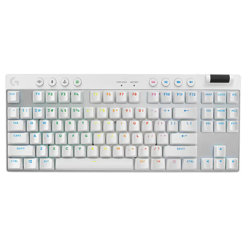 Logitech G PRO X TKL Lightspeed RGB Wireless Mechanical Gaming Keyboard - White