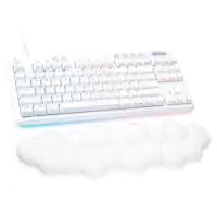 Logitech G713 RGB Wired Mechanical Gaming Keyboard - White English Linear - Aurora Collection