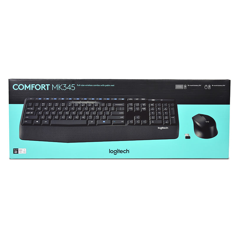 Logitech MK345 Wireless Keyboard and Mouse Combo