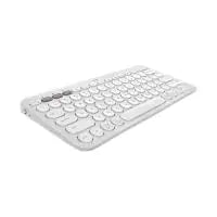 Logitech Pebble Keys 2 K380S Slim Bluetooth Wireless Keyboard - Tonal White