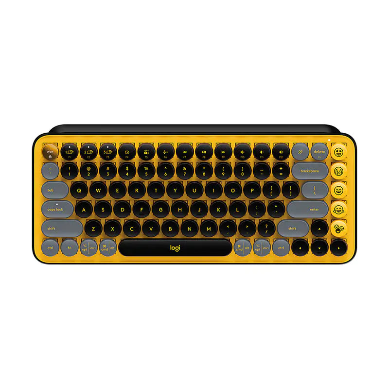 Logitech Pop Keys Wireless Mechanical Keyboard - Blast Yellow
