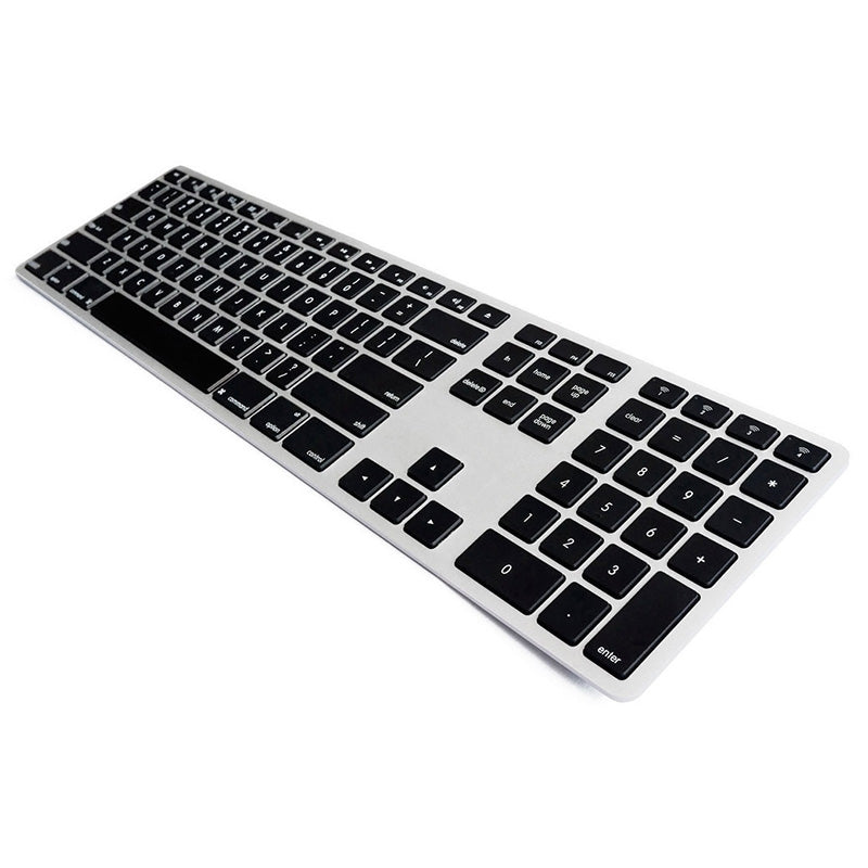 Matias Wireless Aluminum Keyboard with Backlight - Silver/Black