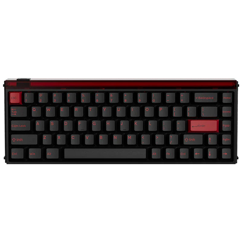 MelGeek MADE68 Ultra Aluminum Custom Gaming Magnetic HE Keyboard - Anodized Black - TTC KOM Switch)