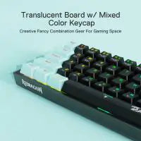 Redragon K631 PRO SE 65% 3-Mode Wireless RGB Gaming Keyboard, 68 Keys Hot-Swappable Compact Mechanical Keyboard w/Hot-Swap Free-Mod PCB Socket