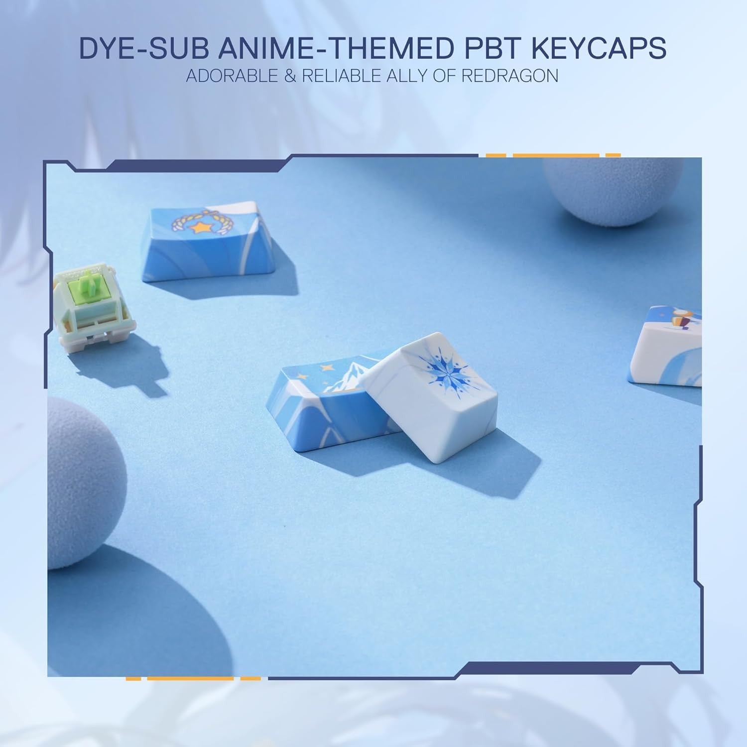 Redragon K707 PRO SE 80% Wireless Gasket RGB Gaming Keyboard, 3-Modes 87 Keys TKL Anime Mechanical Keyboard w/Hot-Swap Socket, Custom Linear Switch