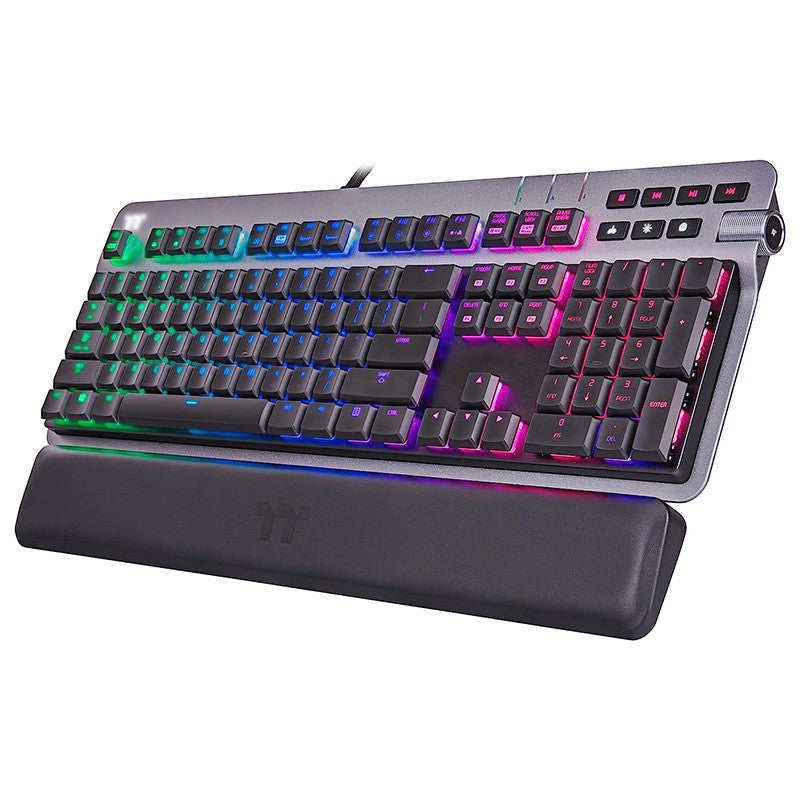 Thermaltake ARGENT K6 RGB Low Profile Wired Mechanical Gaming Keyboard - Cherry MX Speed Silver
