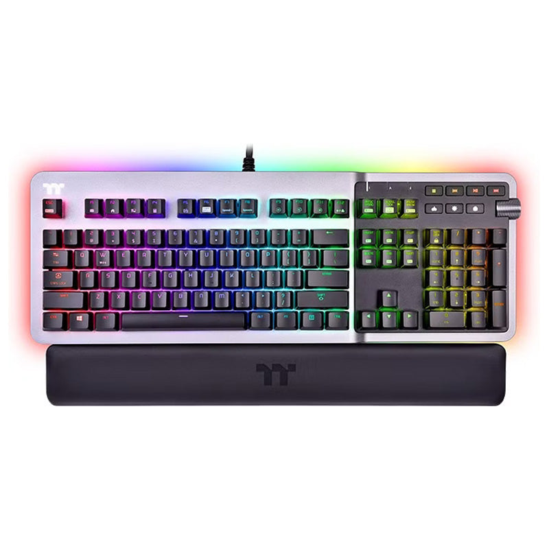 Thermaltake Argent K5 RGB Mechanical Gaming Keyboard - Cherry MX Speed Silver