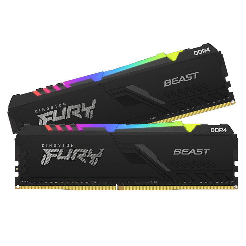Kingston 16GB  KF432C16BBAK2/16 Fury Beast RGB 3200MHz DDR4 RAM
