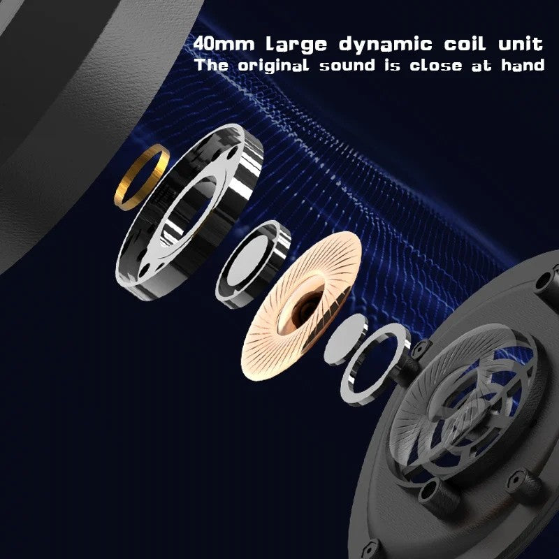 L850 2.4G Wireless Bluetooth 5.1 Wired Three-mode Game Headphones Pluggable Mic RGB Lighting Computer Phone headset